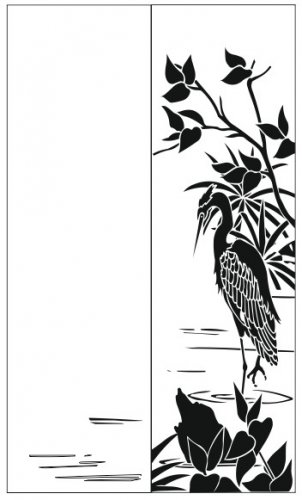 Пескоструйный рисунок Птицы 117
